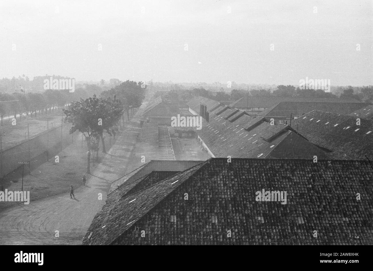 Gefängnis Tjipinang Datum: Juni 1947 Ort: Indonesien Niederländische Ostindien Stockfoto