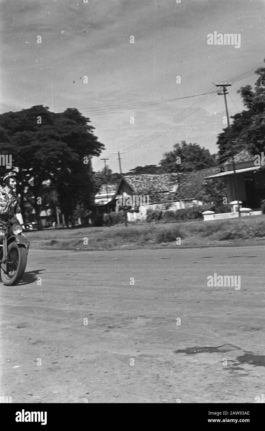 Versandreiter. Daemons Trie Skills Motorrad Fahrt Datum: 01.01.1947 Ort: Indonesien Niederländische Ostinseln Stockfoto