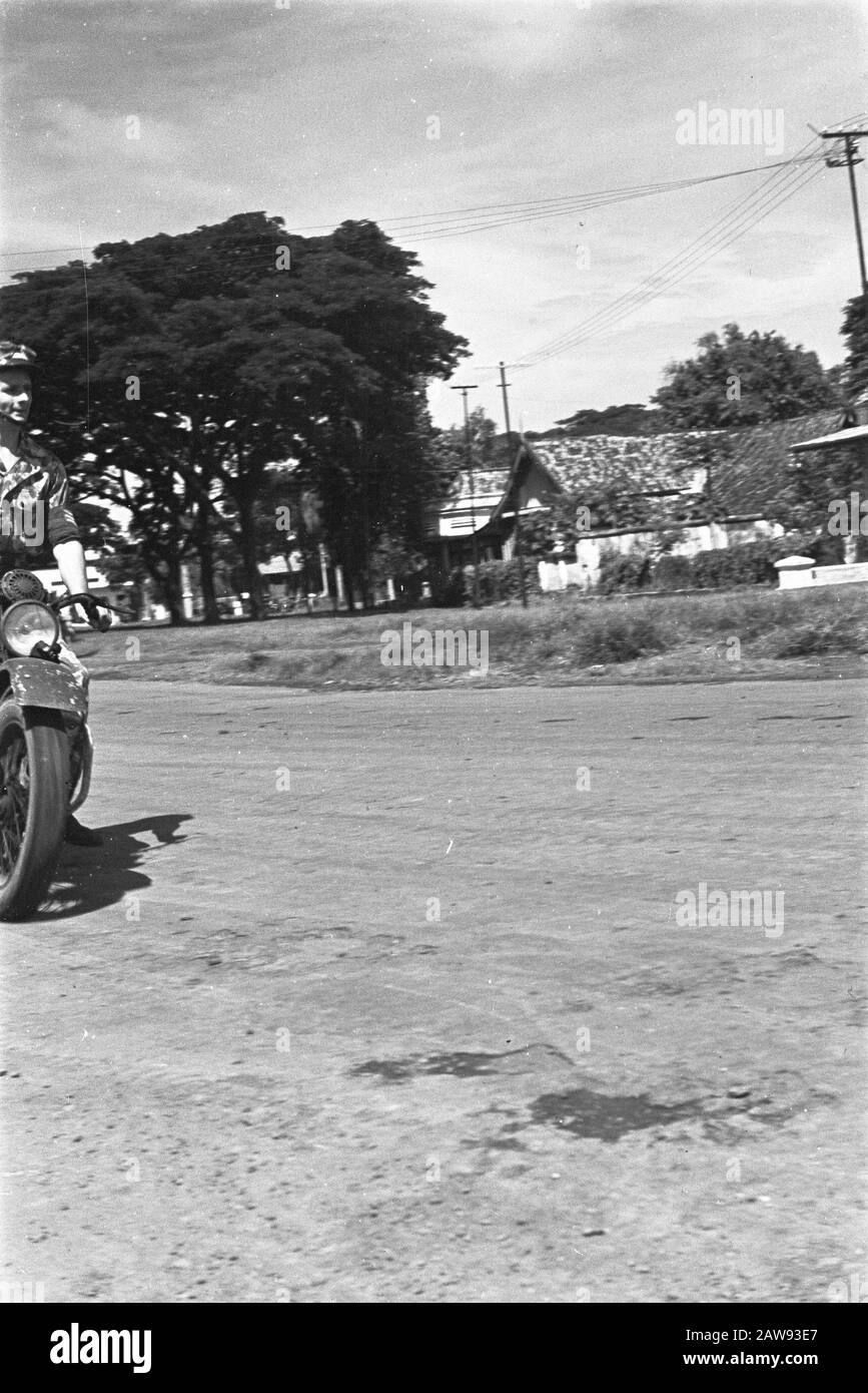 Versandreiter. Daemons Trie Skills Motorrad Fahrt Datum: 01.01.1947 Ort: Indonesien Niederländische Ostinseln Stockfoto