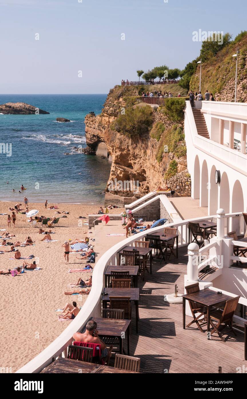 Biarritz, Aquitanien, Frankreich, Europa Stockfoto