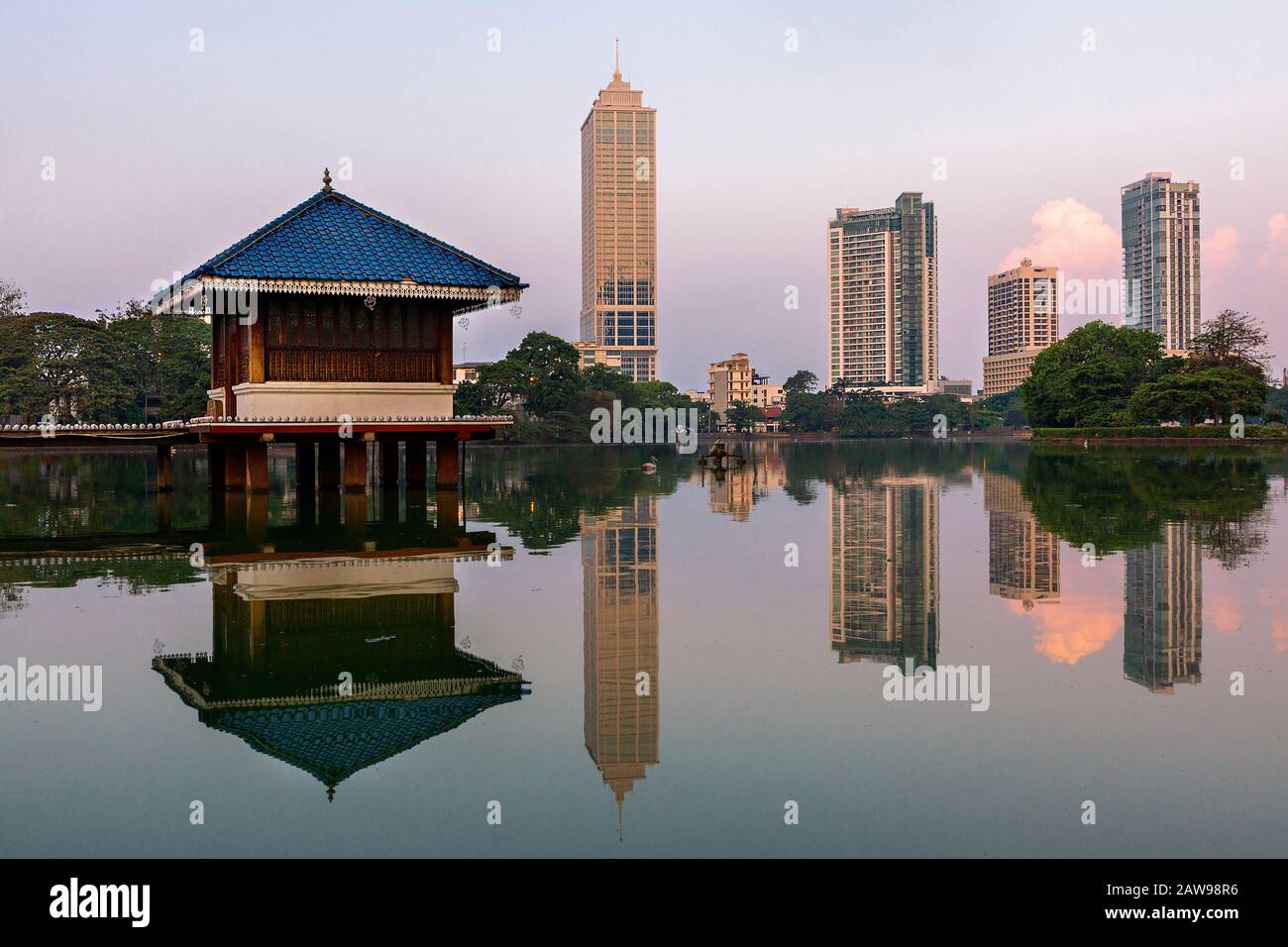 Skyline von Colombo, der Hauptstadt Sri Lankas Stockfoto