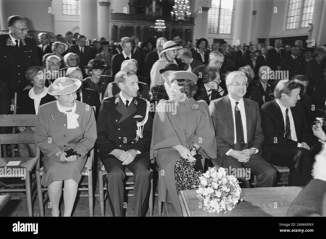 Jahrestag Reunion 175 Jahre Royal Constabulary Queen Beatrix und andere Datum: 14. März 1989 Schlüsselwörter: Reunions, Jahrestage Personenname: Beatrix, Königin Stockfoto