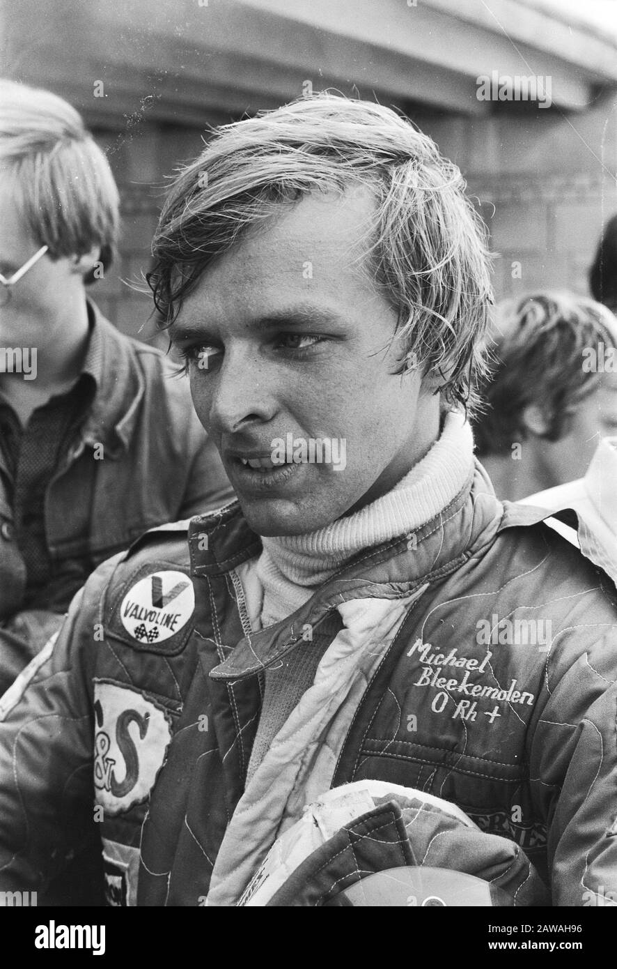 Michael Bleekemolen testet ATS-CAR Grand Prix in Zandvoort (Kopf) Datum: 15. August 1978 Standort: Nordholland, Zandvoort Keywords: Tests, Rennfahrer Stockfoto