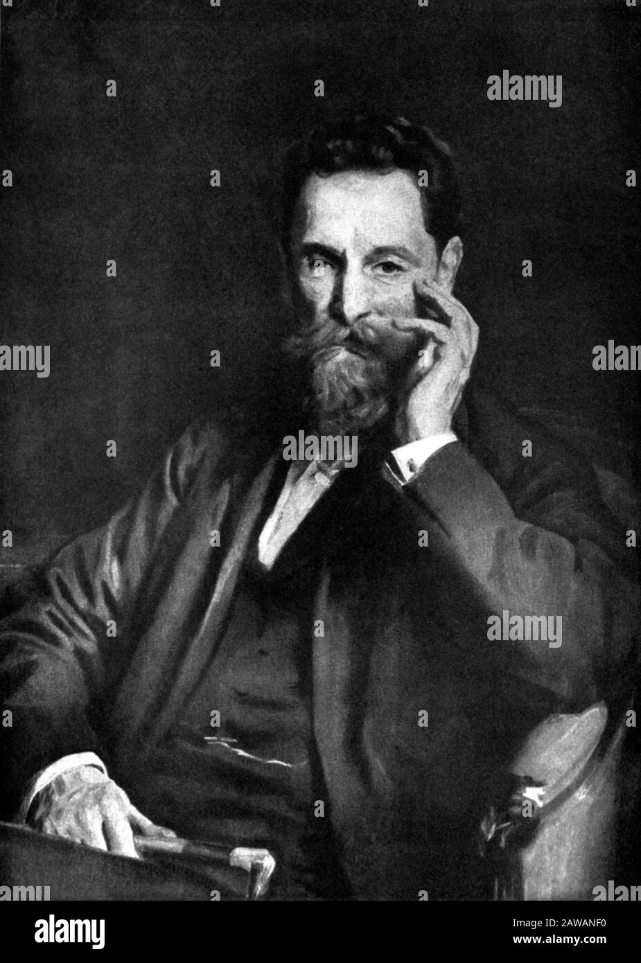 1905 Ca, NEW YORK, USA: Der ungarisch-mericanische Journalist, Politiker und Pubblierer JOSEPH PULITZER (* um 1848; † um 1911). Zeitungsverlag der St Stockfoto