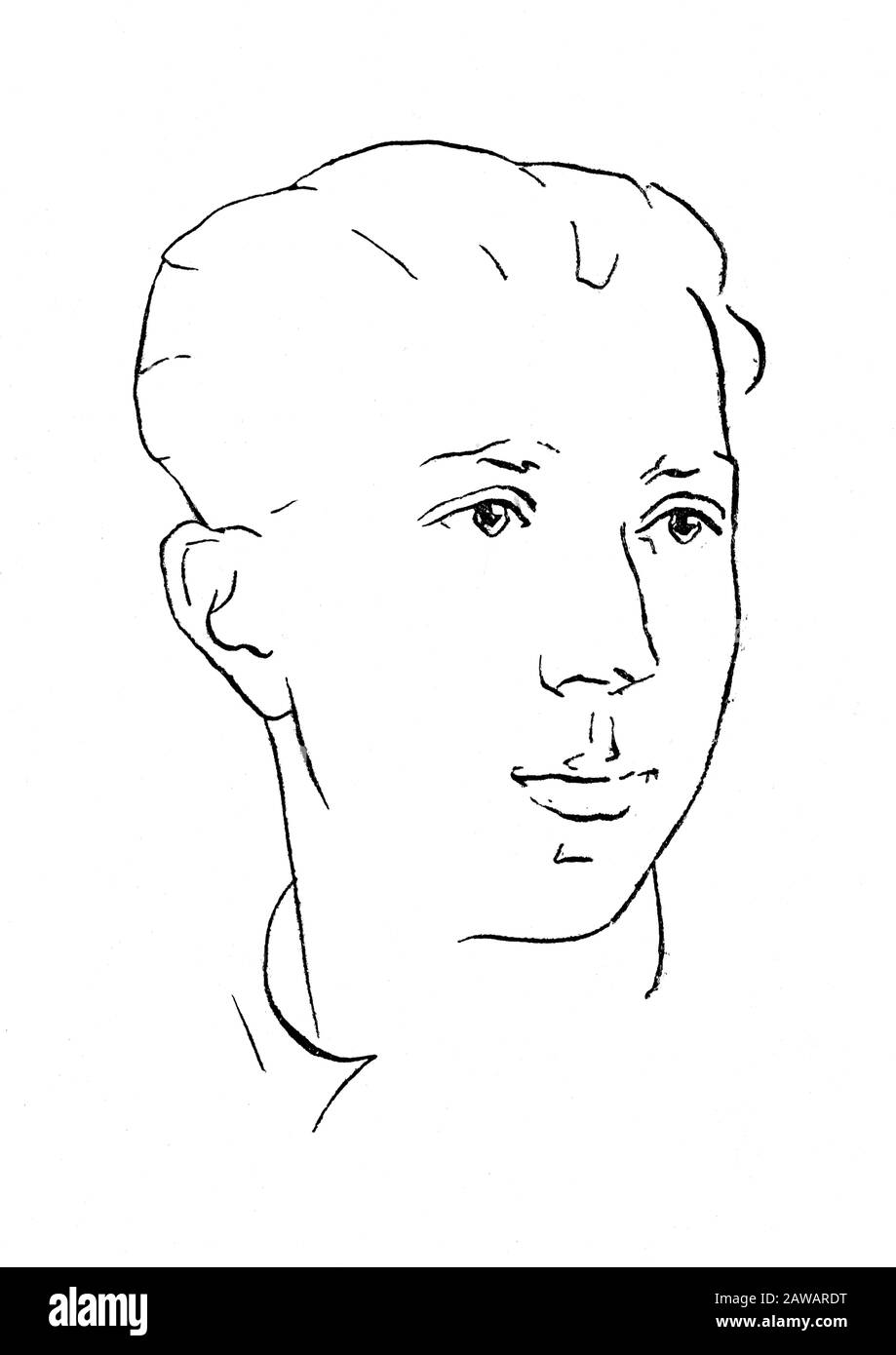 1935, ITALIEN: Der fasstische italienische Journalist, Kritiker, Theaterhistoriker und Schriftsteller GIORGIO FRIGERIO von G.U.F. von Mailand ( GUF - GRUPI UNIVERSITARI Stockfoto