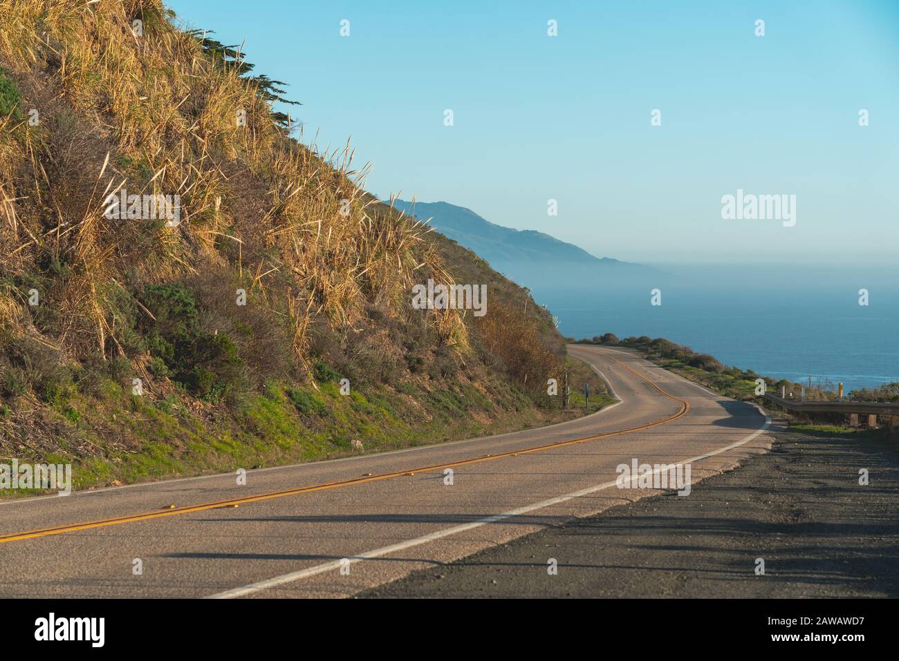 Pacific Coast Highway, SCENIC State Route 1, California Coast Stockfoto