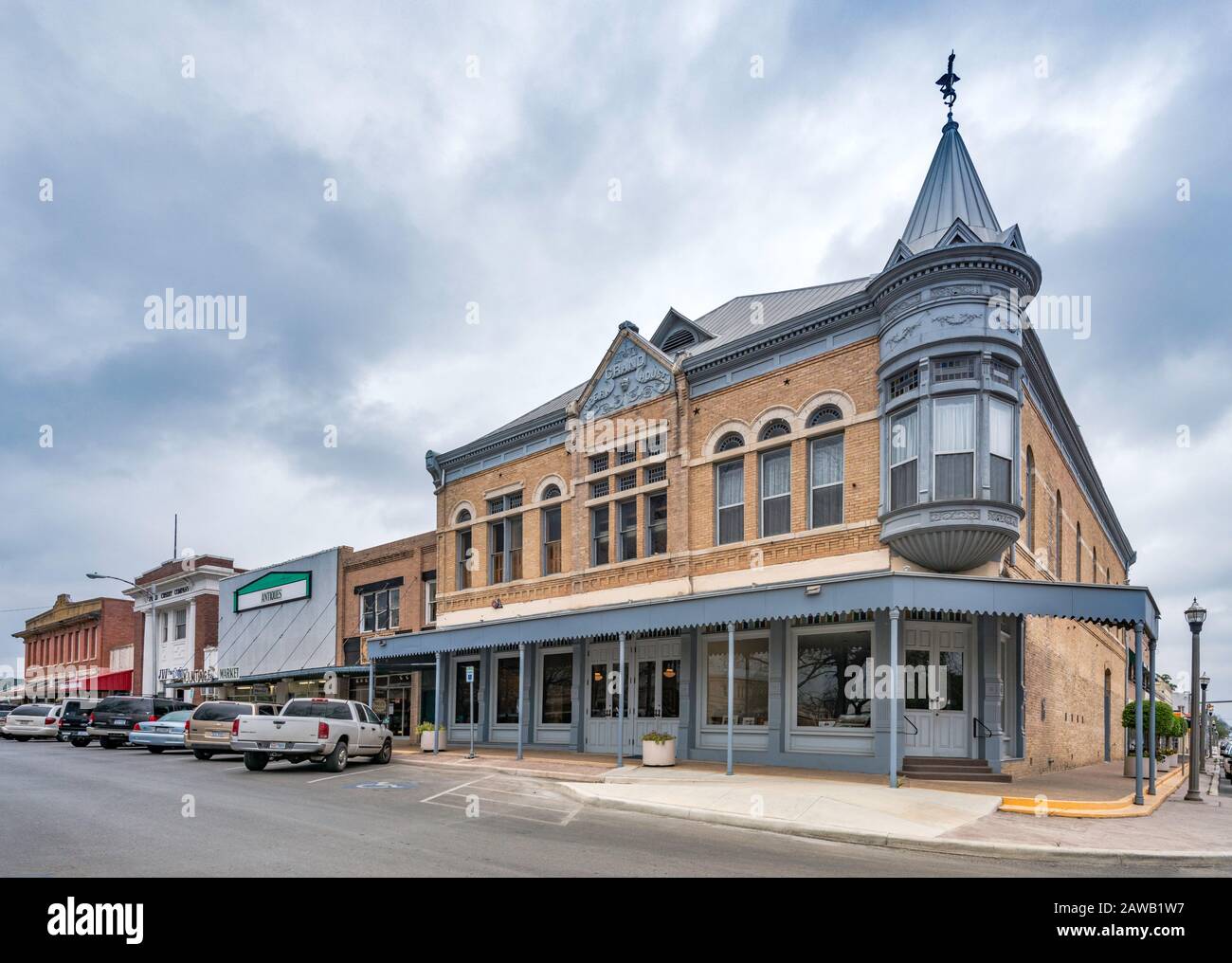 Historische Grand Opera House in Uvalde, Texas, USA Stockfoto