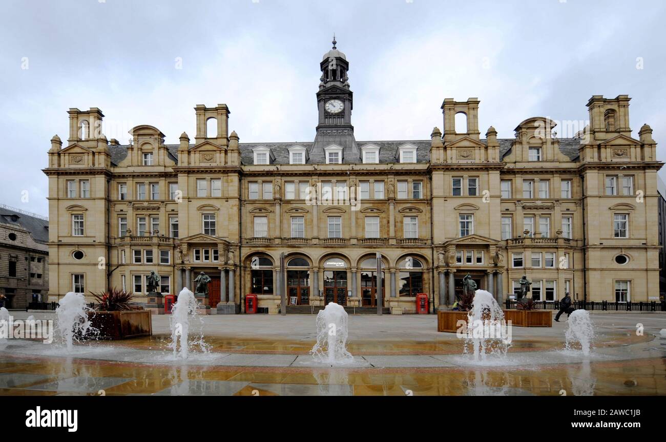 Old Post Office Building, City Square, leeds, Yorkshire. Stockfoto