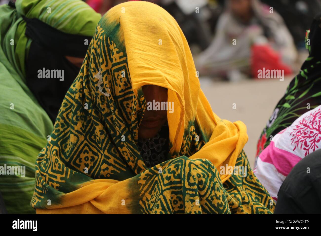 Gazipur, Bangladesch 19Jan. 2020 die zweite Phase der dreitägigen Biswa Ijtema – der zweitgrößten Gemeinde von Muslimen nach Hajj – endete heute Stockfoto