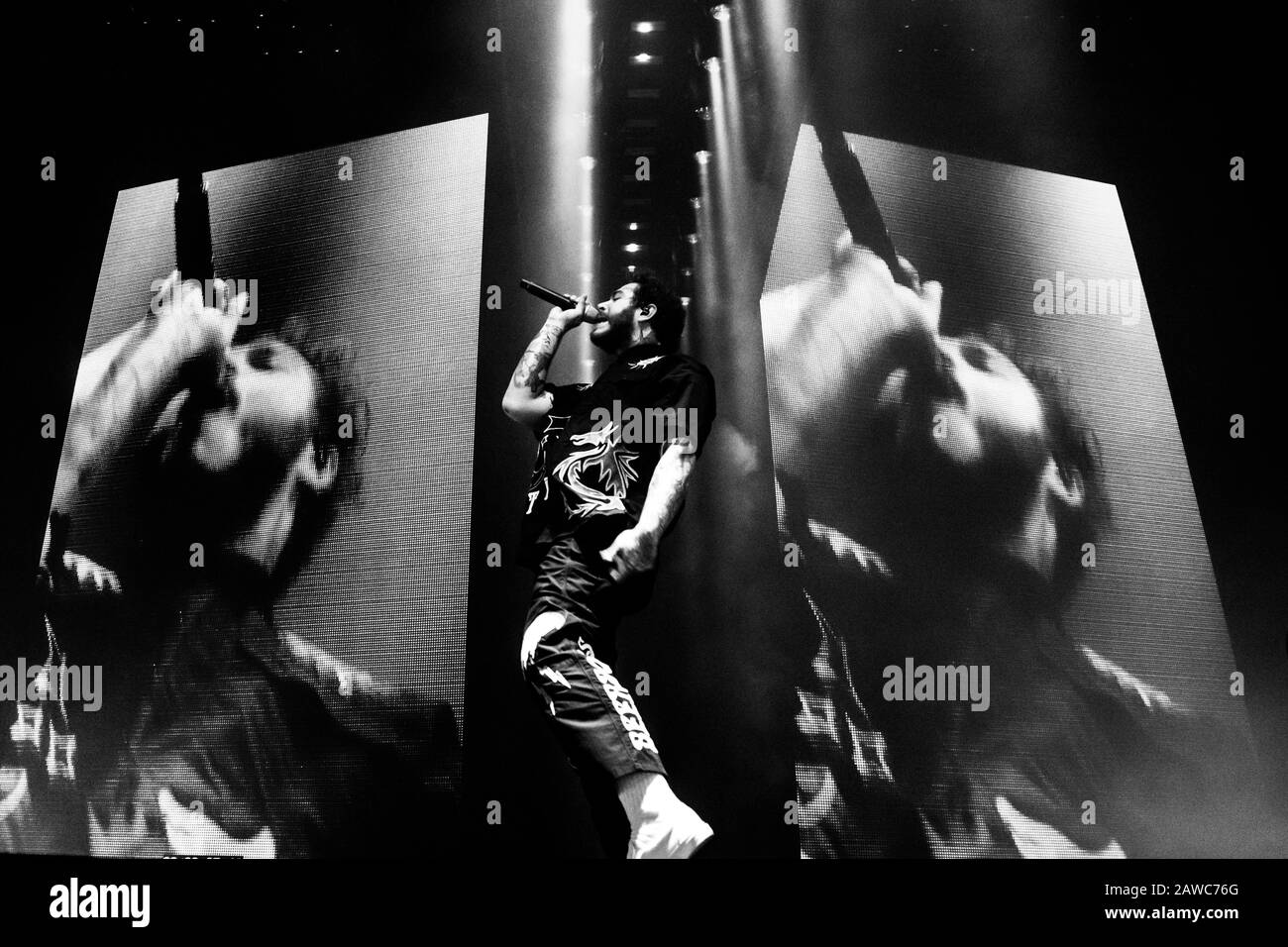 Post Malone, SSE Hydro, Glasgow, Schottland - 17. Februar 2019 - © Allan Maxwell Stockfoto