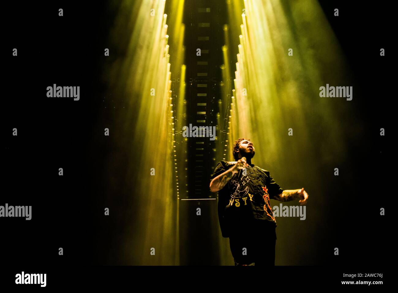 Post Malone, SSE Hydro, Glasgow, Schottland - 17. Februar 2019 - © Allan Maxwell Stockfoto