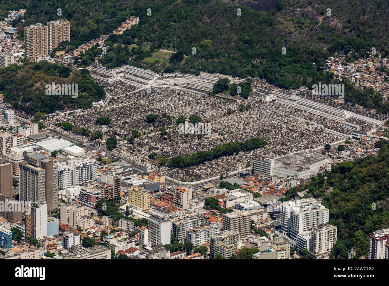 Cemitéro São João Batista. Rio de Janeiro, Brasilien. Stockfoto