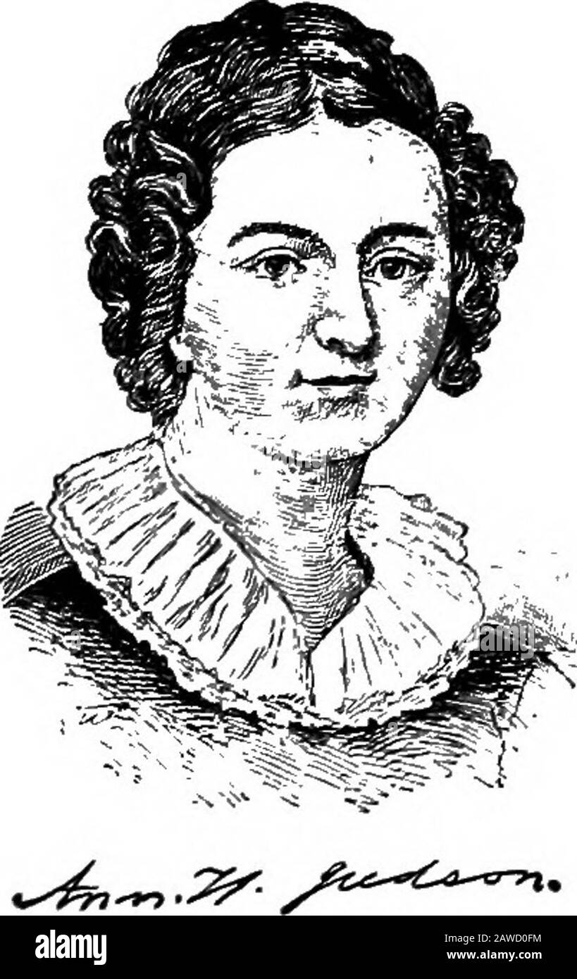 Die Nationale Cyclopaedia der amerikanischen Biographie: Die Geschichte der Vereinigten Staaten, wie sie im Leben der Gründer, Bauunternehmer und Verteidiger der republik dargestellt wird, Und von den Männern und Frauen, die die Arbeit machen und den Gedanken der Gegenwart Formen, herausgegeben von angesehenen Biografen, die aus jedem Staat ausgewählt wurden, von den angesehensten Historikern, Gelehrten überarbeitet und genehmigt wurden, Und Staatsmänner des Tages . n in Seramporenur kurze Zeit, als die EastIndia Company bitter gegen die Einführung der christlichen Religion in die Provinz war; dann gingen sie nach Rangun, wo sie brav Stockfoto
