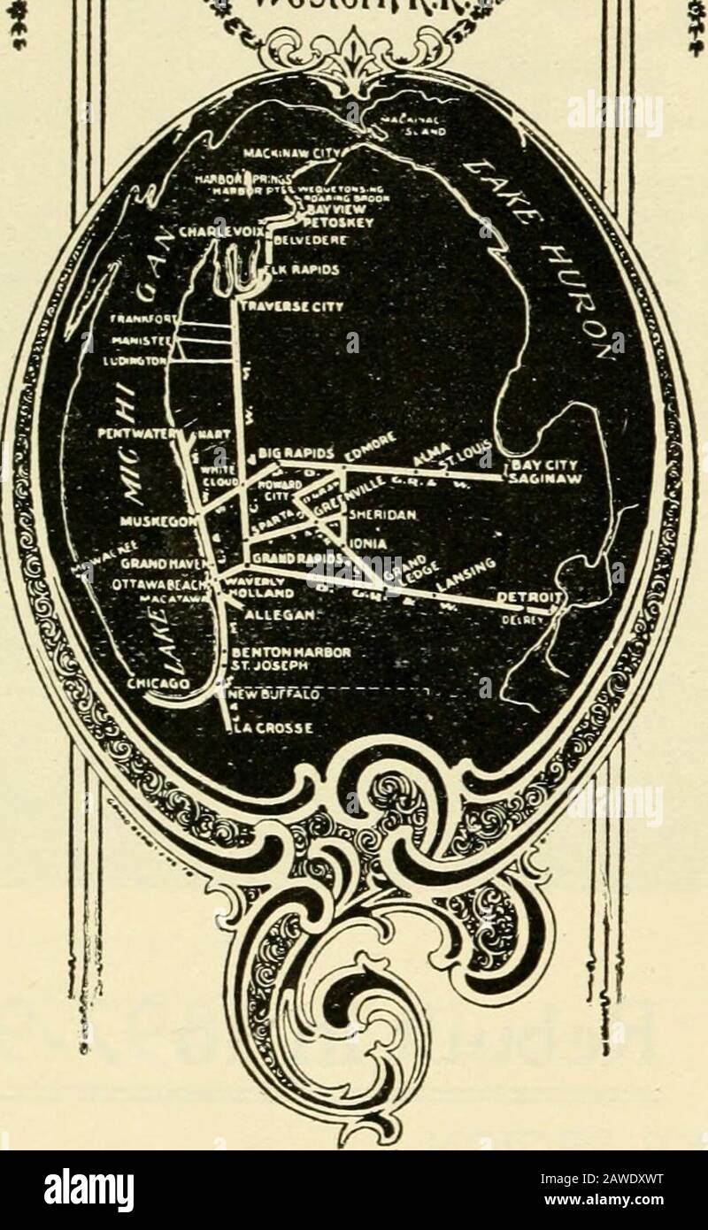 Das nördliche MichiganHandbook für Reisende, einschließlich des nördlichen Teils von unterem Michigan, der Mackinac-Insel und des Sault SteMarie Flusses .. . DAS GRÖSSTE UND GRÖSSTE RCBUILD 111 1897^98* FEINSTE HOTEL IN = DER NÖRDLICHEN SEEREGION, PERSONENAUFZÜGE.ZIMMER MIT PRIVATEN BAD.ELECTRIC LICHTERN. DAMPFBEHEIZTE BOWLINGBAHNEN. Preise, 3,00 USD pro Tag und mehr. Das Besondere an der Woche. ¥¥¥¥¥¥¥¥¥¥¥¥¥¥¥¥¥¥¥¥¥¥¥¥¥¥¥¥¥¥¥¥¥¥¥¥¥¥¥¥¥ Adresse S. H. PECK, Manager. Chicago SfMfGstJIfchi^anllx Cbese Be DETROIT, i. Ipopularlines aus CHICAGO, DETROIT, GRAND RAPIDS, ST. Louis, CLEVELAND und manyother Orte gerissen o o o ^ ^ o NorthernSUMMER Stockfoto