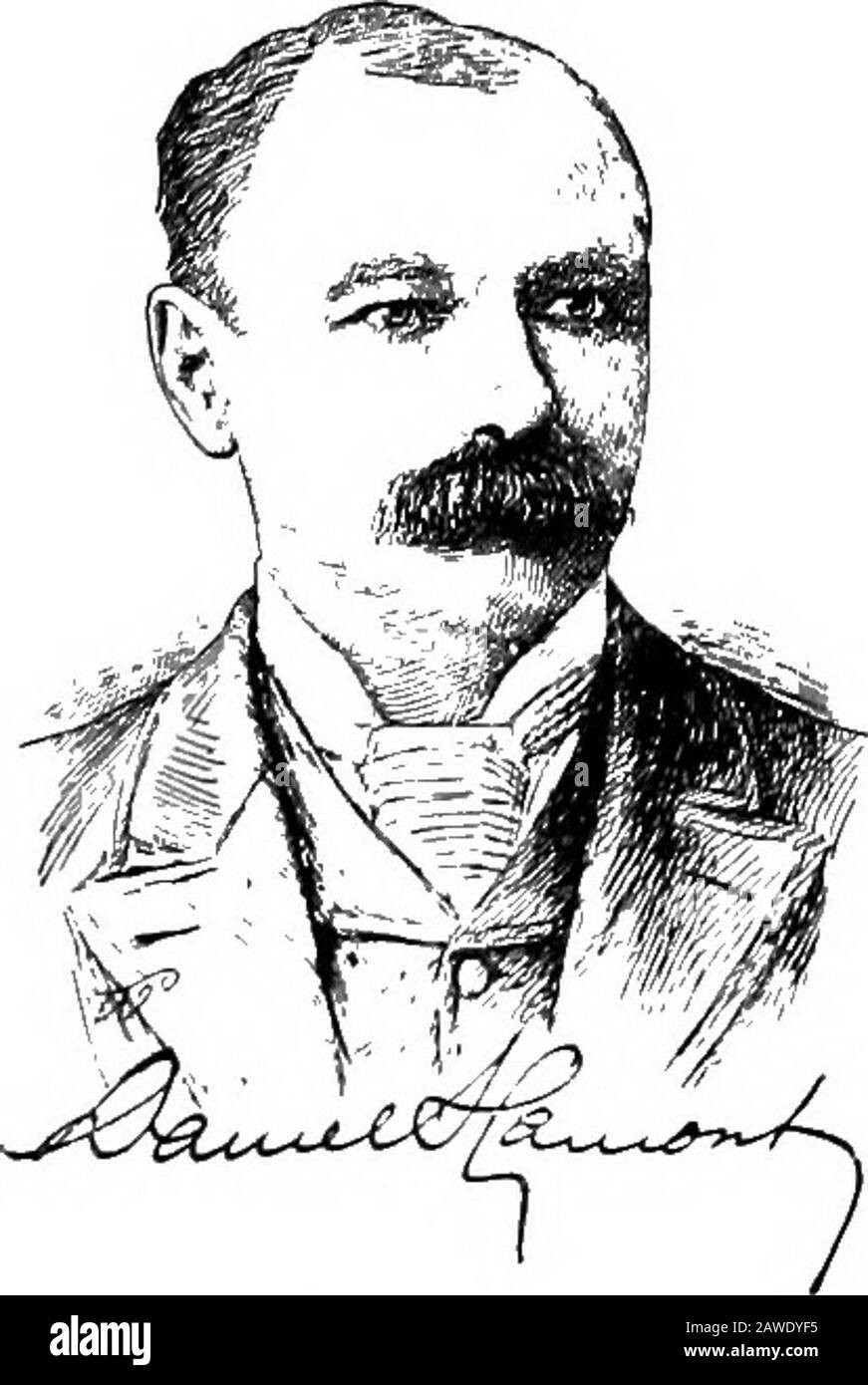 Die Nationale Cyclopaedia der amerikanischen Biographie: Die Geschichte der Vereinigten Staaten, wie sie im Leben der Gründer, Bauunternehmer und Verteidiger der republik dargestellt wird, Und von den Männern und Frauen, die die Arbeit machen und den Gedanken der Gegenwart Formen, herausgegeben von angesehenen Biografen, die aus jedem Staat ausgewählt wurden, von den angesehensten Historikern, Gelehrten und Staatsmännern des Tages überarbeitet und genehmigt wurden. Und er wurde so bekannt für die einflussreichsten Politiker des Staates. AVhen Grover Cleveland wurde aus New York gewählt, er traf junge Klagelied und hatte es Stockfoto