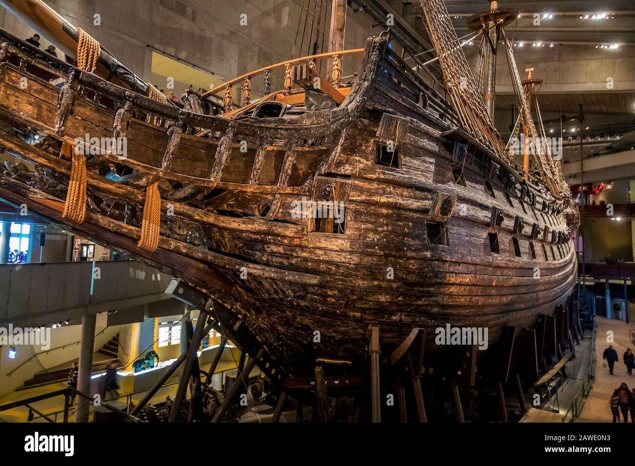 Das Vasa-Museum Stockholm Schweden Stockfoto