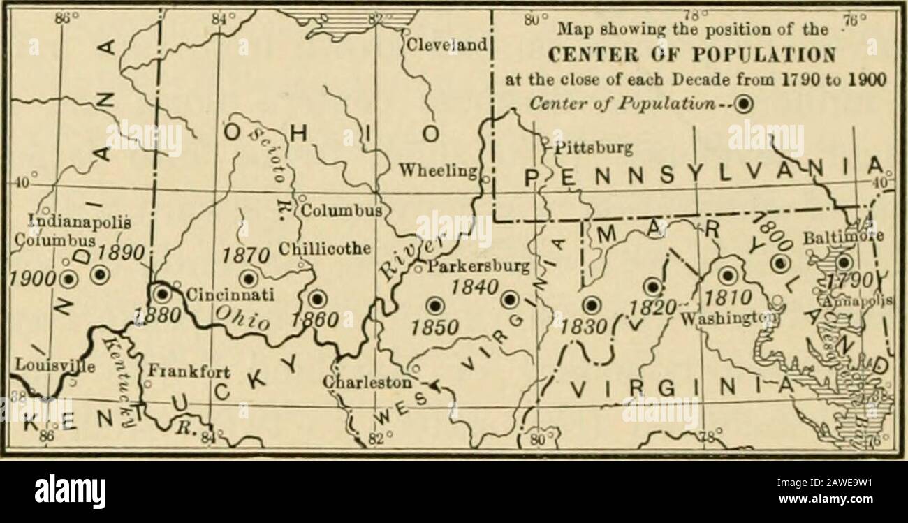 Grundlagen der Vereinigten Staaten Geschichte. 1806 und wasopened der Öffentlichkeit im Jahr 1820. Später wurde die Straße zu den Indischen verlängert - apolis und danach auf dem Mississippi. Es kostete fast sieben milliondollars. Die Cumberland Road war eine große Hilfe in Vorwärts helfen thedevelopment des Westens. Als Bahnkörper glatt war und die gradeswere einfach, es war in der Regel gefolgt von den vielen Bands der Emigranten zu dieser Zeit aus dem Osten für den fruchtbareren Regionen der Mis-whowere sissippi Tal. Siehe Karte auf Seite 221. 224 GRUNDLAGEN DER VEREINIGTEN STAATEN Geschichte hatte bereits den Atlantik überquert und das Unternehmen ha Stockfoto