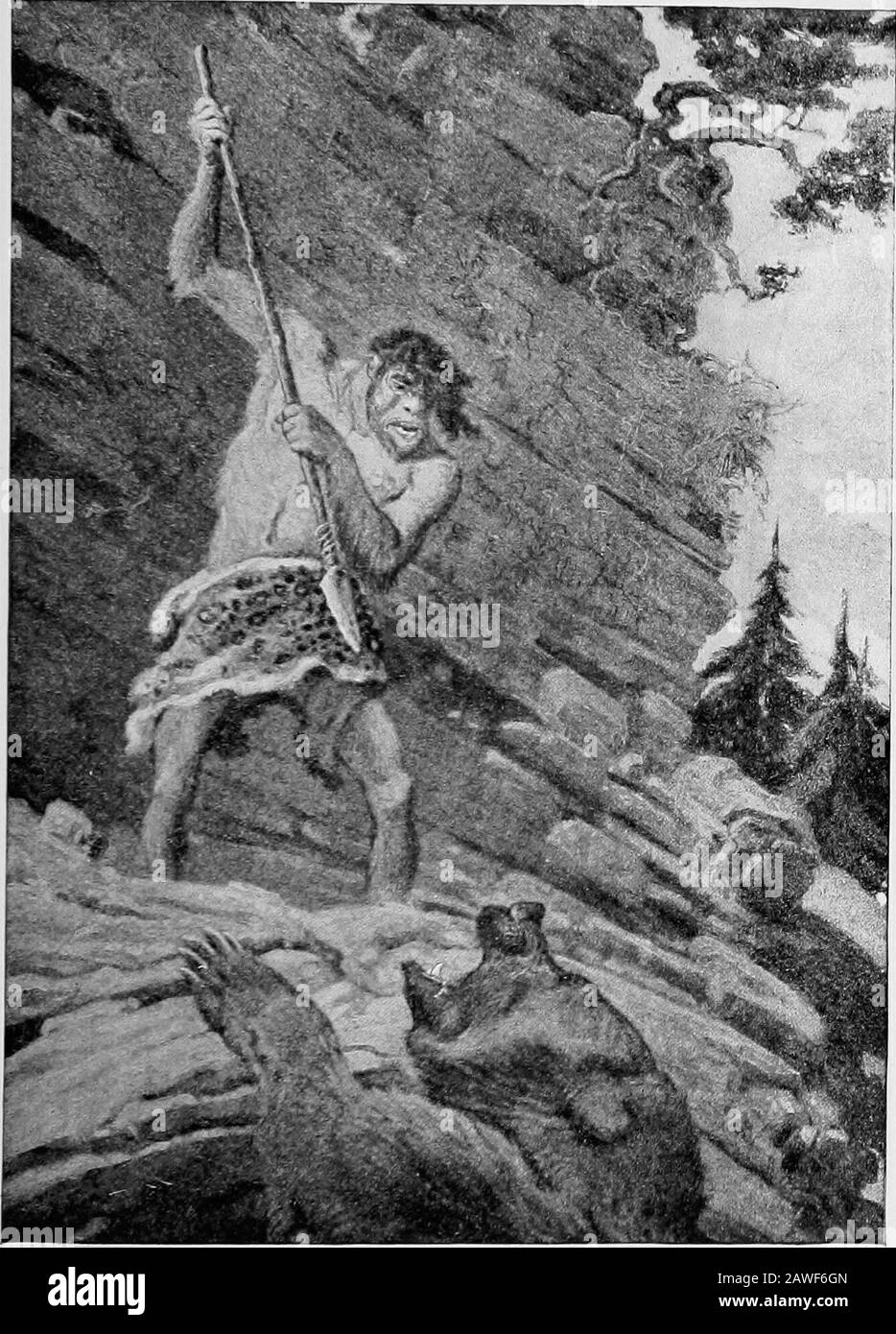 Eine Einführung in die Erforschung der sozialen Evolution; der prähistorischen Zeit . t im-plement. Die äolithischen Arbeitsgeräte unterscheiden sich von den Kleinpaläolithen dadurch, dass sie extrem rau sind, also primitivetatsächlich, dass einige Archäologen gezögert haben, sie als Arbeit des Menschen aufzutragen. Es sind Naturflocken, Späne oder Knötchen aus Feuersteinen, die Spuren von Verwertungs- und Handbestückung aufweisen.^* Eeturning bis zur unterpaläolithischen Periode unseres Dia-Grams finden wir, dass es vier genau definierte Epochen gibt, die sowohl auf der Stratigraphie als auch auf der Entwicklung des mandelförmigen Arbeitsgeräts basieren. Dies sind die St Stockfoto