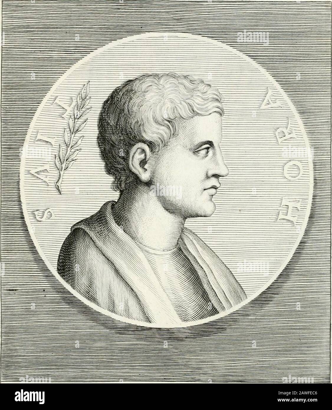 Veterum illustrum philophorum, poetarum, rhetorum, et oratorum imagines : ex vetustis nummis, gemmis, hermis, marmoribus, alijsque antiquis monumentis desumptae . Q.HORATIVS PLACCV5 JVIc Cloctarum edercc prcrmia froiitiuni Dfs nusccnr suppcns p p. Ex ^Vuitnimfltr inTliPsnm-o Chnstiiio Rcfliicr aucj- s^. Stockfoto