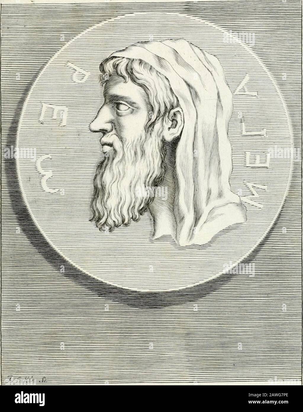 Veterum illustrum philophorum, poetarum, rhetorum, et oratorum imagines : ex vetustis nummis, gemmis, hermis, marmoribus, alijsque antiquis monumentis desumptae . Diogenes IN DOLIO Disserens Hic inognOi^raandromaioriibiipLTansuiclolio cmcta Amcs et^x possrclelatllk cupidiranbus iciicns unius orbis tcrariiui im^uTiopaiipcrmarcbat: •. EVCLIDES Pliilo5ophui 5ocraticuJ Ex- Numtsmatc cerco inThesauro Ovistmce Rc^xncz Au^- ^^ Stockfoto