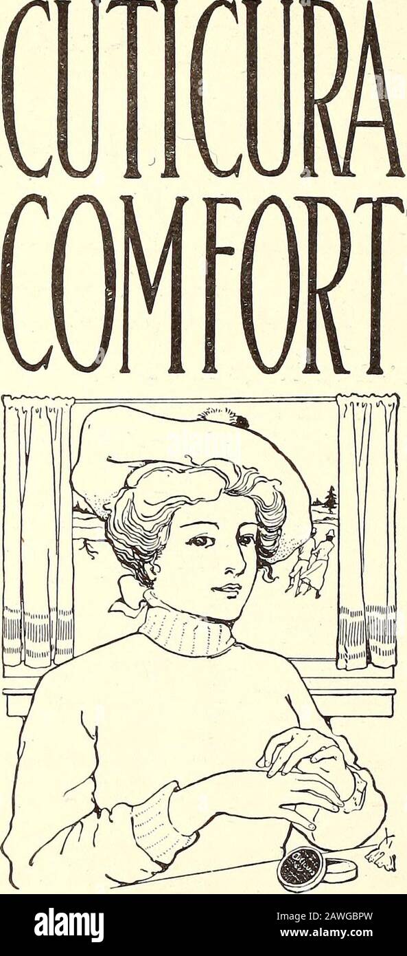 Lincoln hundertjährige Zahl. WERBUNG AUS DEM 6. JAHRHUNDERT - EIGENWERBUNG. Tor WINTERIRRITATIONS Von Gesicht und Händen findet sich in Cuticura Soap und Cuticura Oint-ment, wenn alles andere fehlschlägt. Forwinter Ekzeme, Hautausschläge, Juckreiz, Reizungen, Schlingen, Rötungen, Rauheit, Frostbisse, Chilblains, Juckreiz, brennende Füße, sowie zum Konservieren, Reinigen und Verschönern von Haut, Kopfhaut, Haaren und Händen, Cuticura Seife und Haferlösung sind absolut konkurrenzlos. Weltweit verkauft. Depots: London. 27.Charterhouse Platz: Paris, 5, Rue de la Paix; Aula-lia, R. Towns & Co., Sydney: Indien. B. K. Paul, Kalkutta; China, H Stockfoto