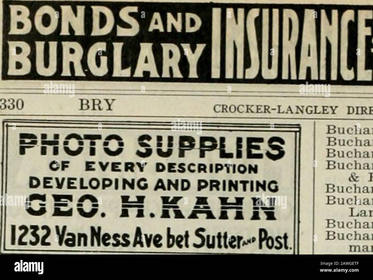 Crocker Langley San Francisco Verzeichnis Fur Das Jahr Das Beginnt 3591 19 Bryant W F Witwe R 2521 Broadway Bryant William A Chirurg 2941 Wash Ington Brvant Winnie Mrs Dressmaking R2291a Bush Brvant