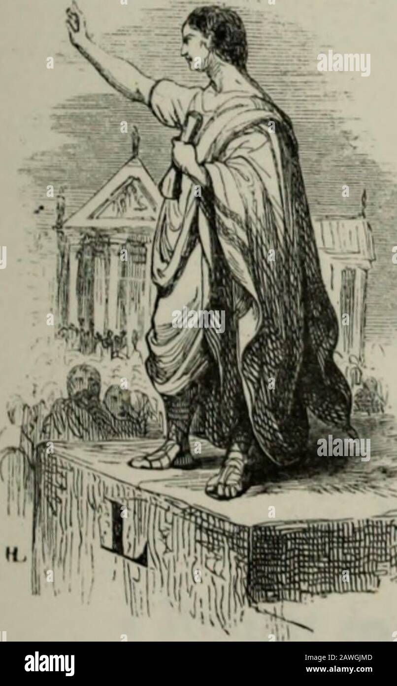 Messéniennen, et Chants populaires . VT ADIKITX A UOMK. ^^?••rr^ i AIRAIN avait sonné lIiyunie piexdu soir.Sur les tempels de Home, où eessait la prière, i96 ADIEUX A ROME. La lune Répandait sa paisible lumière : An Forum à pas lents, triste, jallai masseoir. Jadmirais ses débris, ses longs portiques sombres, Et dans ce jour douteux , par leur masse arrêté, Tons ces grands monumens empruntaient de leurs ombres Plus de grandeur encore et plus de majesté: Comme lobjet abwesend. Quun bereue nous rappelle. reçoit du Souvenir une beauté nouvelle. Mon luth, longtemps muet, préluda dans mes mains, Stockfoto