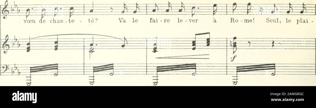 Béatrice; légende lyrique en quatre actesPoème de Robert de Flers et Gaston Ade Caillavet, d'après Charles Nodier . i ^?1, j t i^Mlp p ip p ^p fi ir p p p p p ip P P P P vends!LORENZO Quai-je dit qui té - Ton? Beau sei - gnoch, en vé - RI - té, As-tu fait ^W-,^ Tais-toi! 188. Sir A=^fc^ Ji il Ji il iiiJ J J^ ?&gt; ? H ne tra-hit pas, mon g-en-til - hom - me! E - Stockfoto