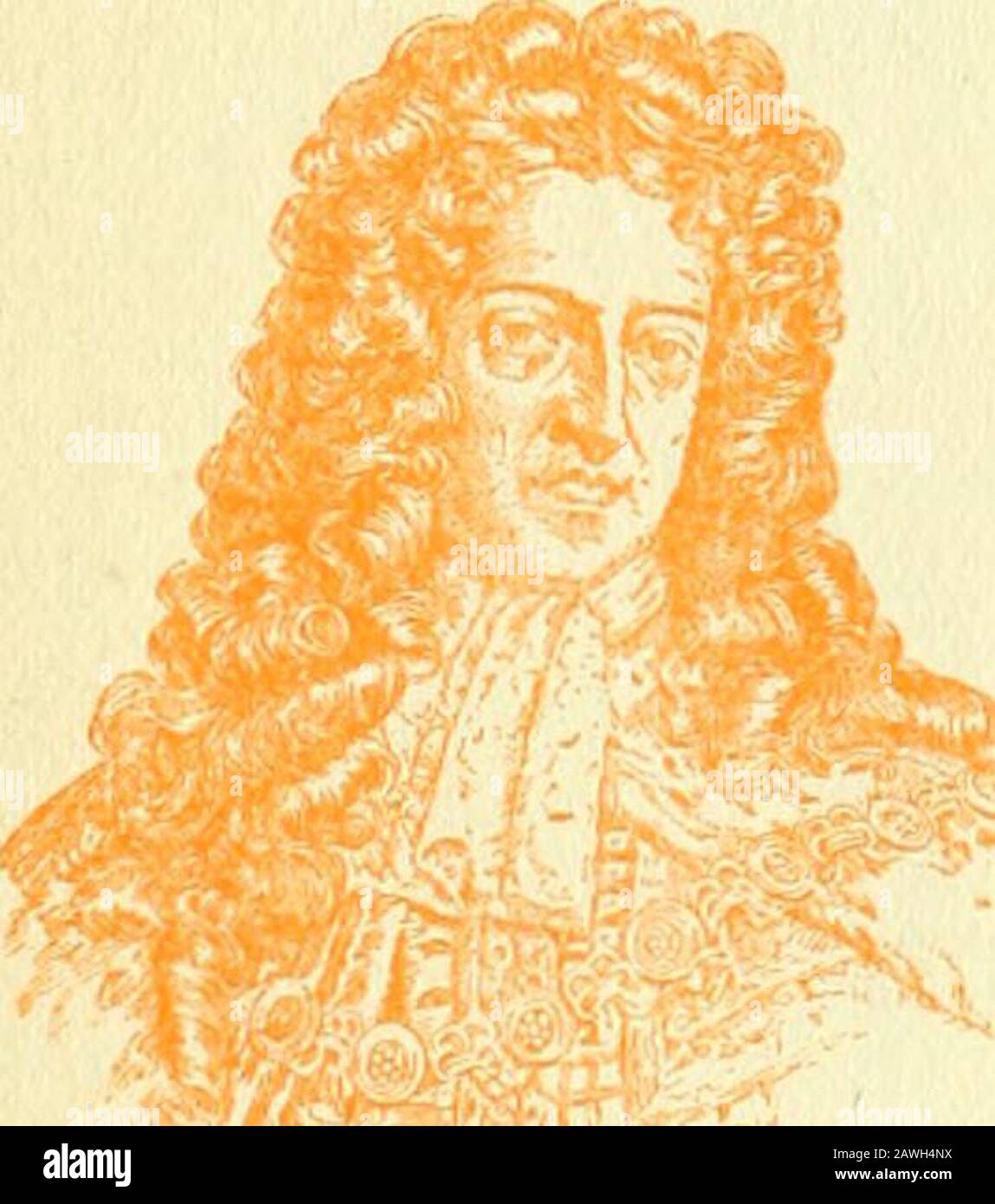 New Jersey als Kolonie und Staat: Einer der dreizehn . GROSSES SIEGEL OK JAMES II 166 NEUER JEESEY ALS COL. William III. Provinzen wurden New York annektiert, und eine neue Kommission wurde an Gouverneur Andros ausgestellt, der seine Regierung in Burlington und Perth Amboy proklamierte. Aber seine offizielle Amtszeit war so lim-ited, wie es nominell war. Nach der kurzen Dienstzeit von Lord Neill Campbell wurde AndrewHamilton, Vertreter der Inhaber und ein Mer-Chant von London, im August 1687 Stellvertreter rev-ernor beauftragt, seine kommission wurde von Regieren-oder Barclay bestätigt. Zwischen Hamiltonand the New Yo Stockfoto