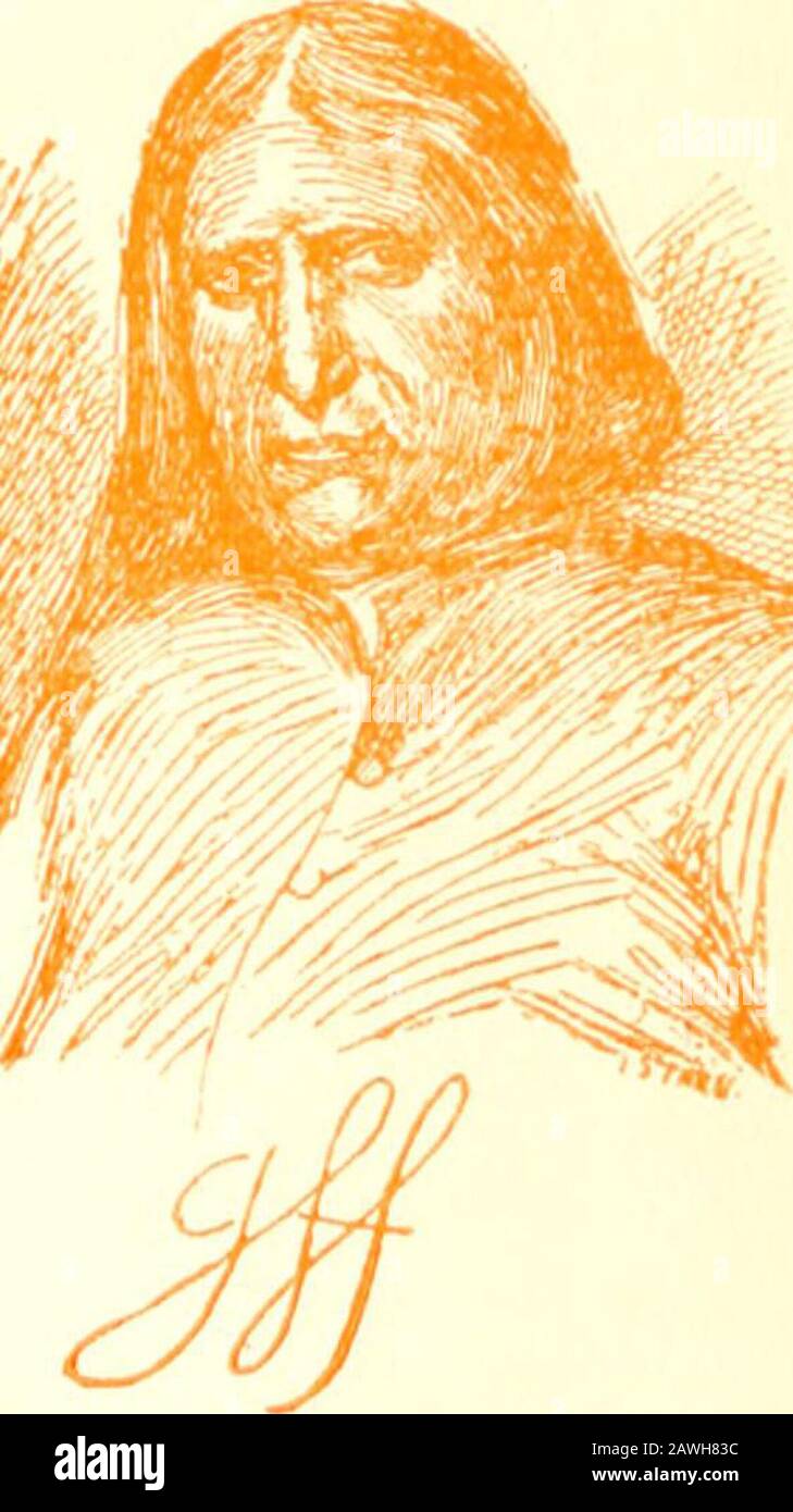 New Jersey als Kolonie und Staat: Eine der ursprünglich dreizehn. ard Byllynge, ebenfalls Mitglied der Gesellschaft, ihr Ziel ist die Erl-//ation eines Asyles in Amerika, in dem zum ersten Mal %.itime die perfekte religiöse und politische Freiheit von^7, von der George Fox träumte, gegründet würde - ^auf Erden. A ^ In diesem Unternehmen gab es etwas von Uto-* /^ ,pia, aber vieles, was an einen Mann von Fen-/ /.wicks Art des Verstandes appellierte. Er hatte unter Cromwell für thechurch militant gekämpft, er strebte danach, den Kirchengeistlicher unter Fox zu vertonen. In der Urkunde Wurde Major Fenwick als Treuhänder Edwar genannt Stockfoto