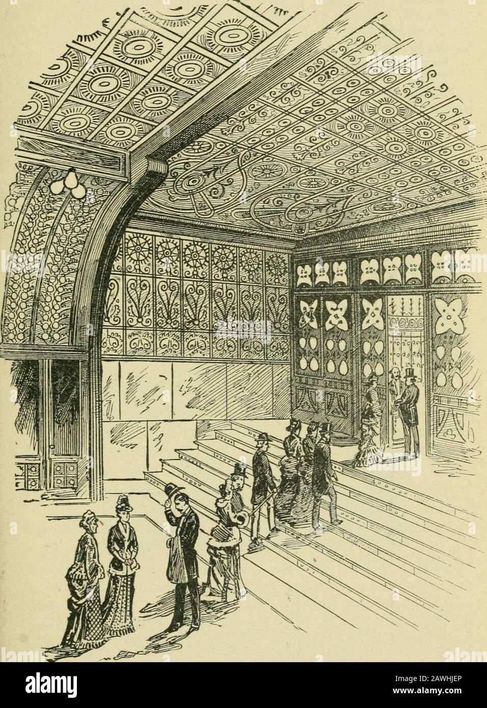 Rand, McNally & co.'s praktischer Führer nach Chicago und World's Columbian Exposition ..What to See and how to See it .. Columbia Theatre, Monroe Street, westlich von Dearborn A2iditoriu?n, Wabash Avenue und Congress Street.Academy of Music, Halsted Street, in der Nähe von Madison Street.Alhambra Theater, State Street und Archer Avenue.Central Music Hall, State Street, cor. Randolph Street.Chicago Opera House, Washington Street, S. W. cor. ClarkStreet. Columbia Theatre, 108 und keine Monroe Street. Criterion Theatre, 274 Sedgwick Street. Grand Opera House, 87 Clark Street. Halsted Street Opera House, Halsted und W. Harr Stockfoto