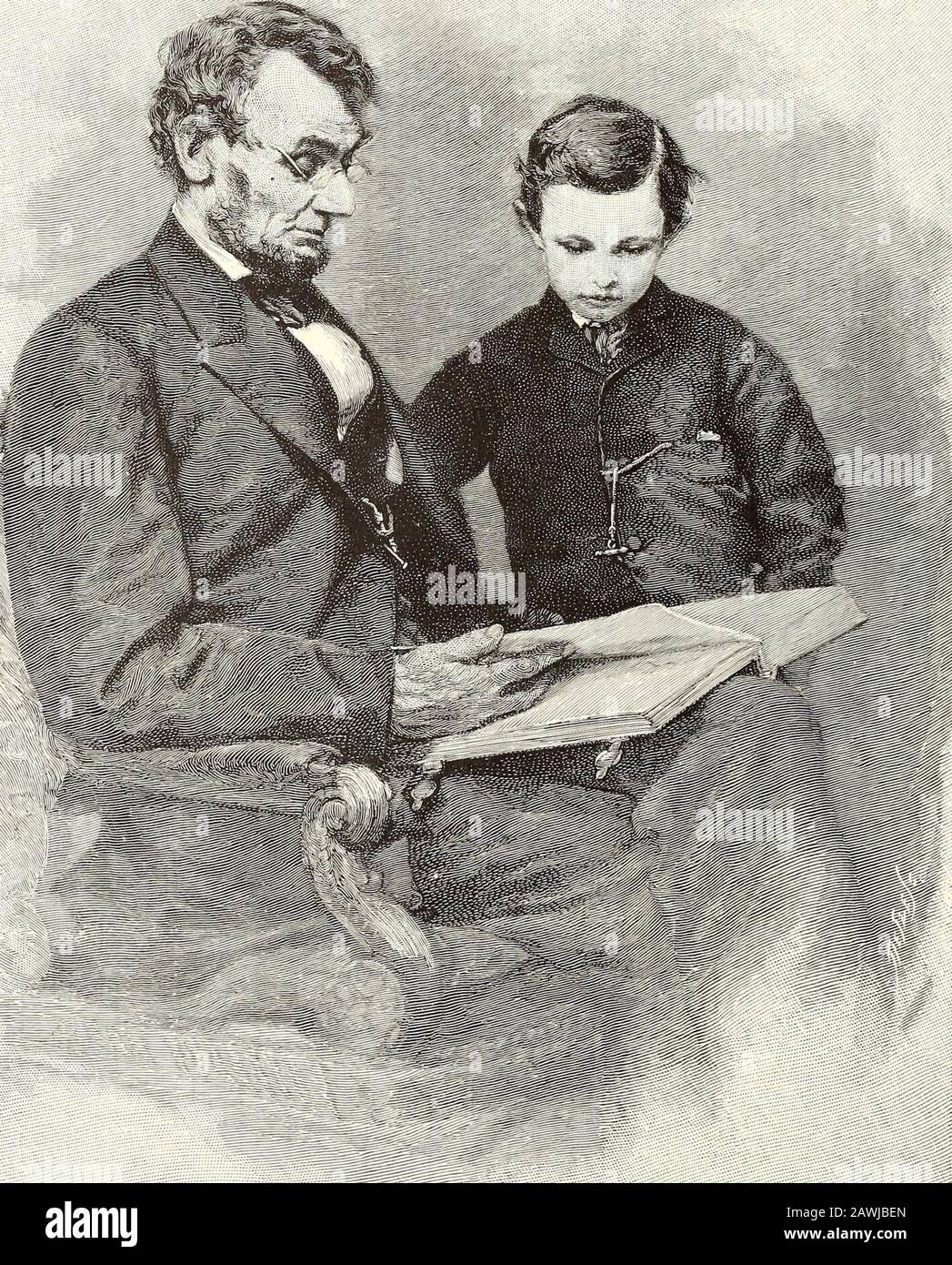 Cicero Und Abraham Lincoln Waren Es Abraham lincoln und sohn tad -Fotos und -Bildmaterial in hoher