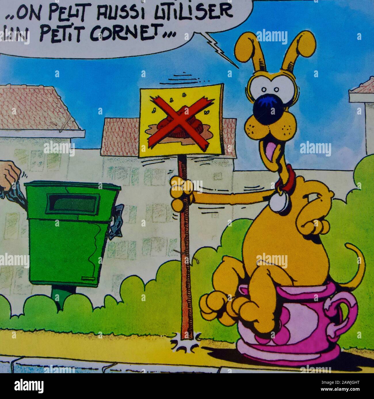 Ratsschild, Montreux, Kanton Waadt, Schweiz. Stockfoto