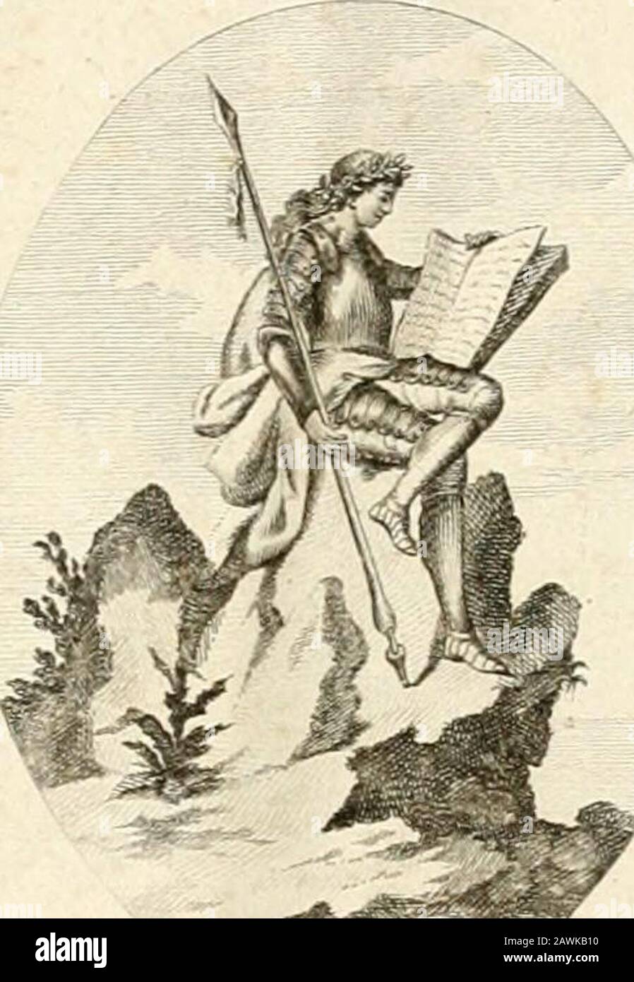 Iconologie für Dichter, Künstler und Kunstliebhaber . h m. 3der Vhci-fiufs. Stockfoto