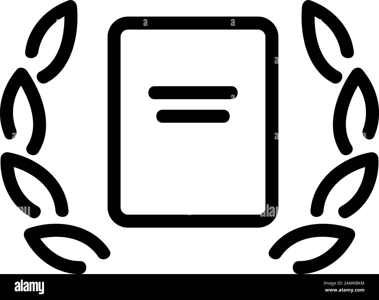 Reisepass Symbol Vektor. Isolierte Kontur symbol Abbildung Stock Vektor