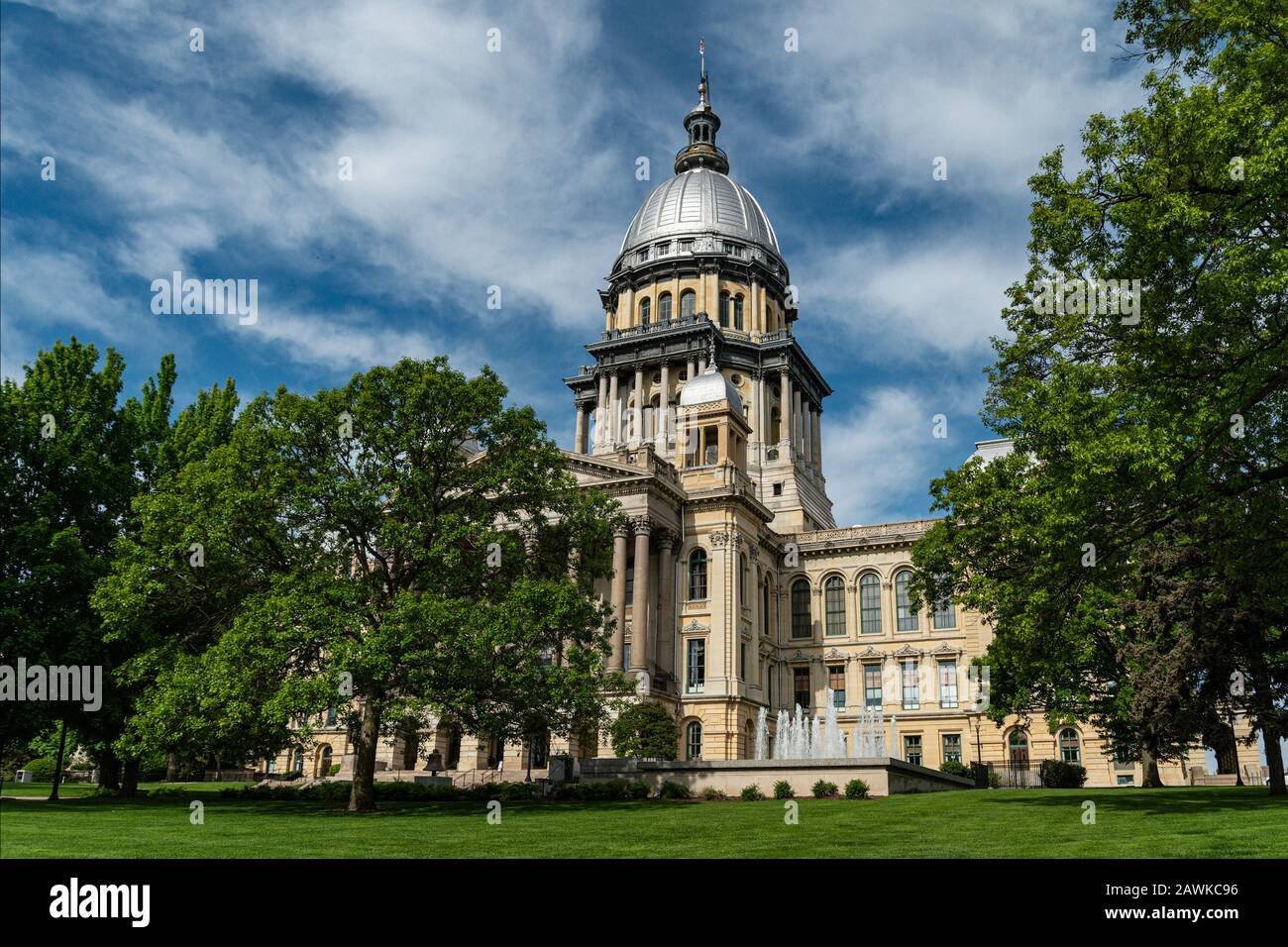 Illinois Sate Capitol Building, Springfield, Illinois. Stockfoto