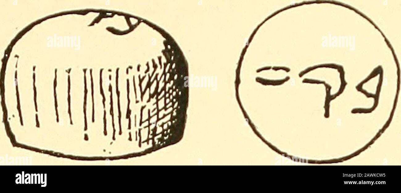 Hebräisches Leben und Zeiten . EIN UAKIC, ODER STÜCKGELD COINEDBY DARIUS, EINER DER EARLIESTSPECIMENS OFCOINED MONEY. ALTHEBRÄISCH WEIGHTSFOR BALANCIERT Stockfoto