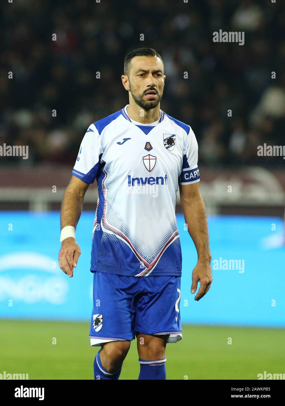 Fabio quagliarella (sampdoria) während Torino vs Sampdoria, Torino, Italien, 08. Feb 2020, Fußball-Italien Serie A Stockfoto Fabio quagliarella (sampdoria) während Torino vs Sampdoria, Torino, Italien, 08. Feb 2020, Fußball-Italien Serie A Stockfoto