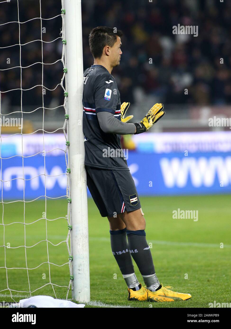 Emil-Audero (sampdoria) während Torino vs Sampdoria, Torino, Italien, 08. Feb 2020, Fußball-Italien Serie A Stockfoto Emil-Audero (sampdoria) während Torino vs Sampdoria, Torino, Italien, 08. Feb 2020, Fußball-Italien Serie A Stockfoto