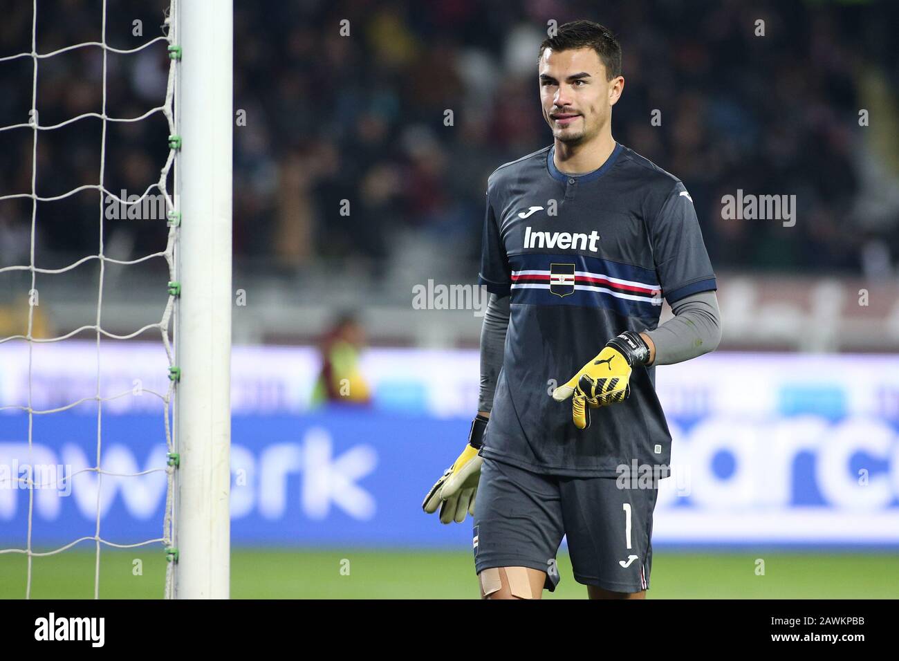 Emil-Audero (sampdoria) während Torino vs Sampdoria, Torino, Italien, 08. Feb 2020, Fußball-Italien Serie A Stockfoto Emil-Audero (sampdoria) während Torino vs Sampdoria, Torino, Italien, 08. Feb 2020, Fußball-Italien Serie A Stockfoto