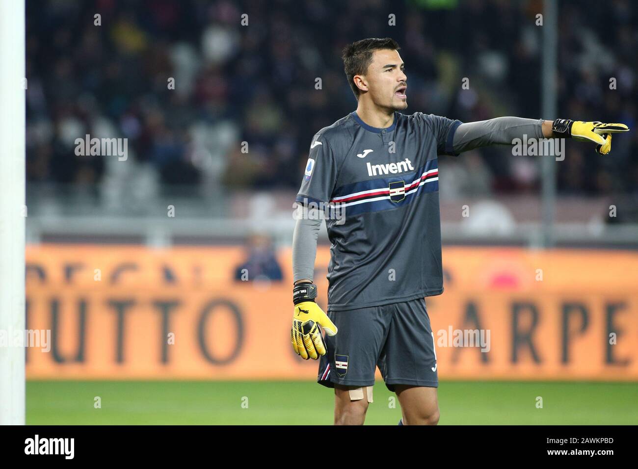 Emil-Audero (sampdoria) während Torino vs Sampdoria, Torino, Italien, 08. Feb 2020, Fußball-Italien Serie A Stockfoto Emil-Audero (sampdoria) während Torino vs Sampdoria, Torino, Italien, 08. Feb 2020, Fußball-Italien Serie A Stockfoto