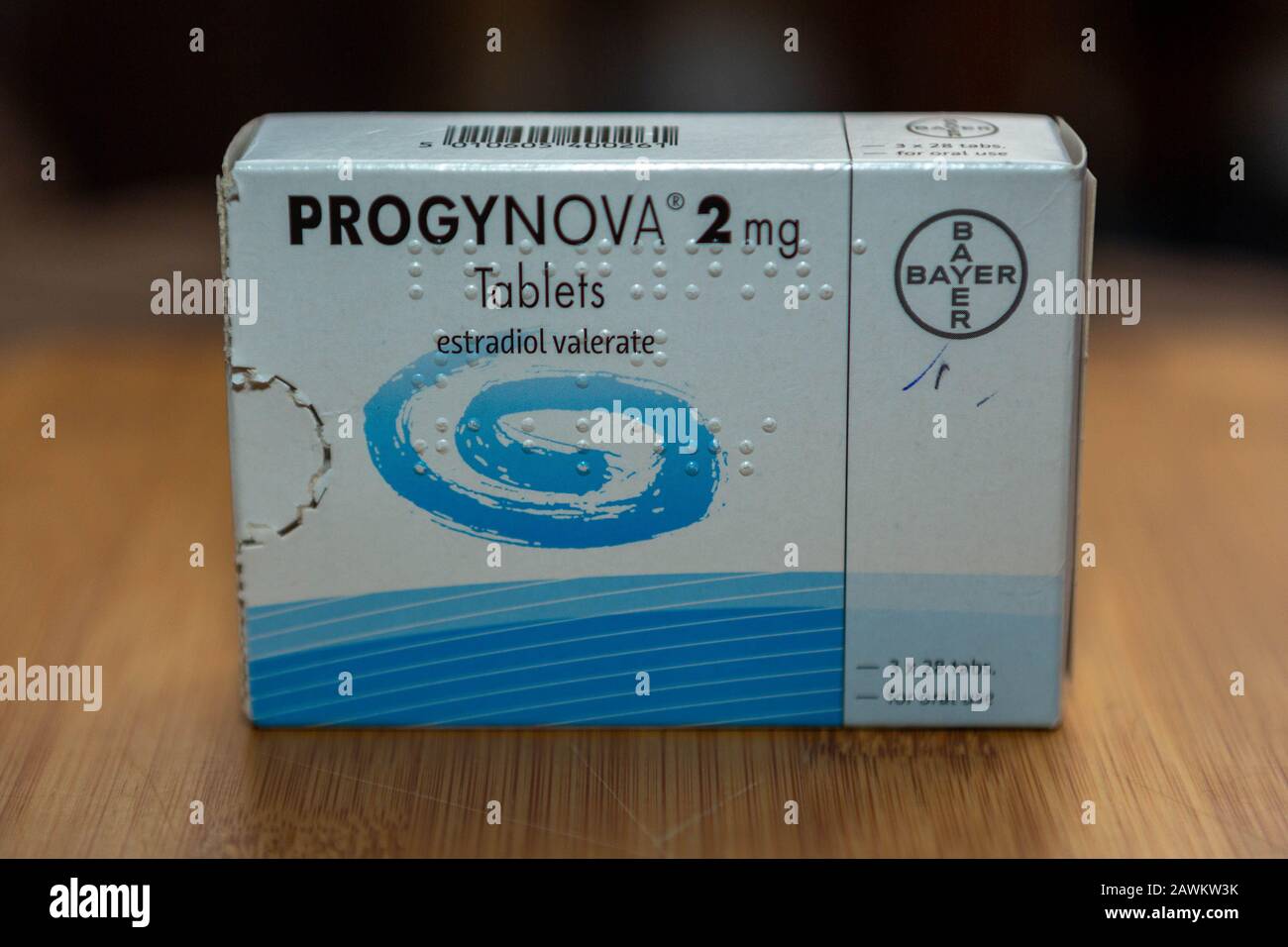 Progynova 2 mg Tabletten Estradiol Valerat Stockfotografie - Alamy