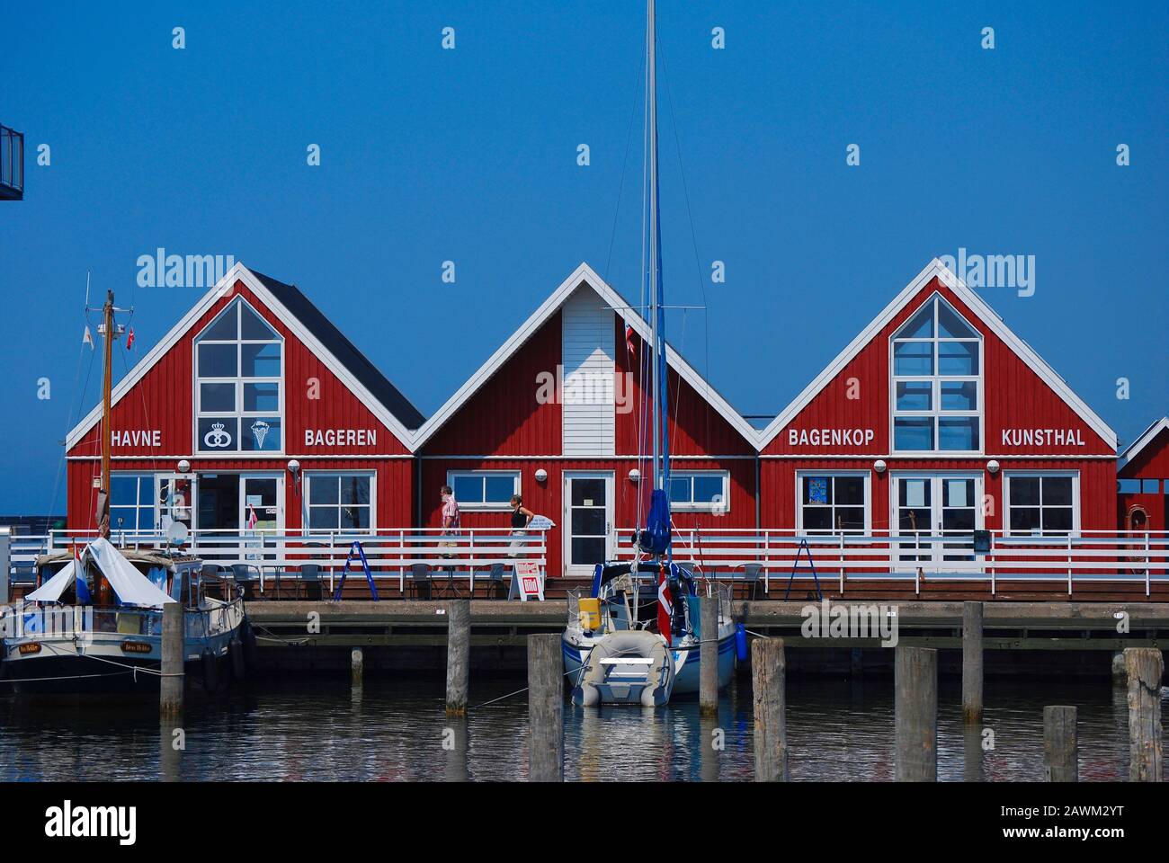 Bagenkop-Hafen, Langeland-Insel, Fünen, Dänemark, Skandinavien, Europa Stockfoto