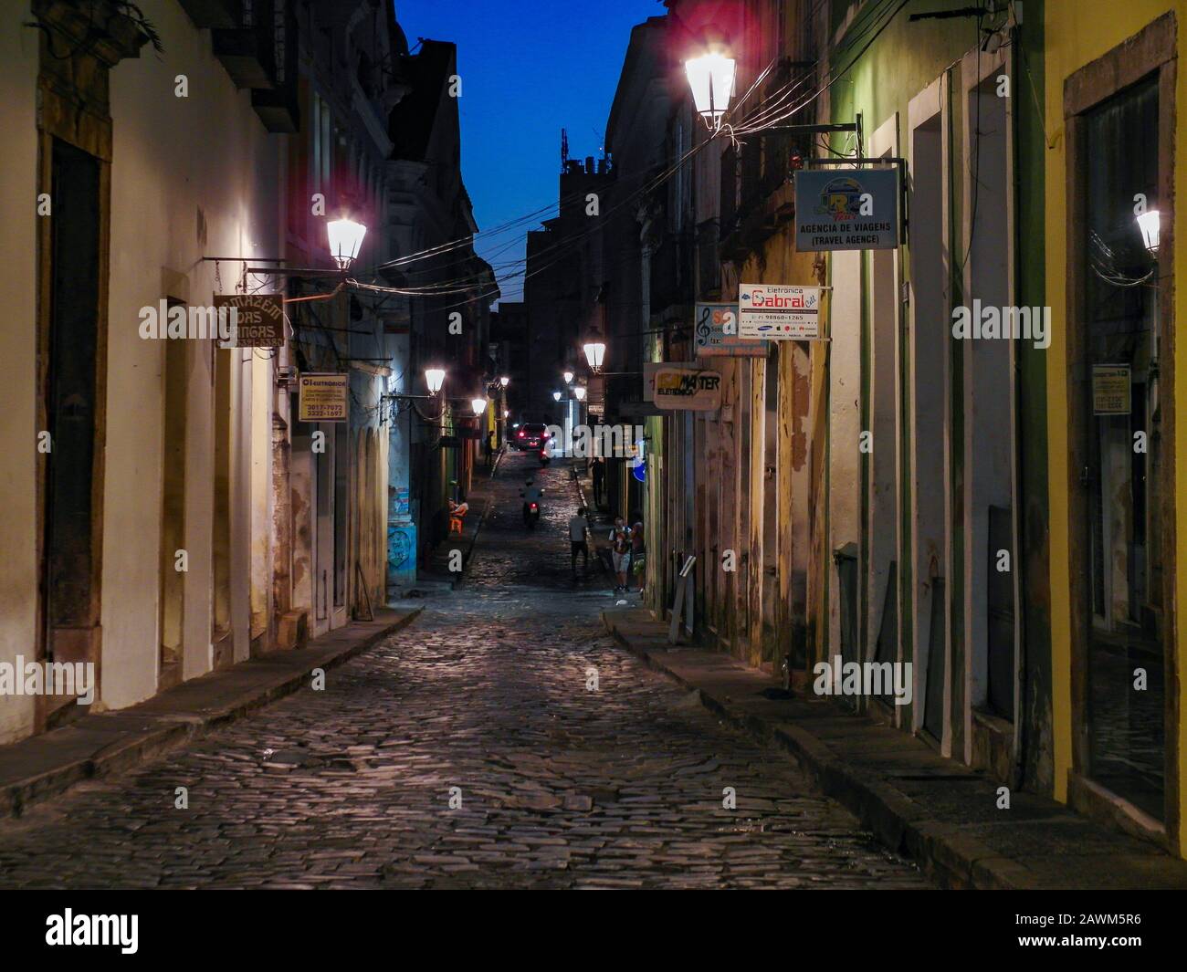 Altstadt von Savador da Bahia, auch bekannt als Pelourinho Stockfoto