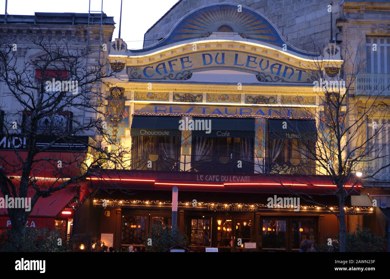 Le Café du Levant Stockfoto