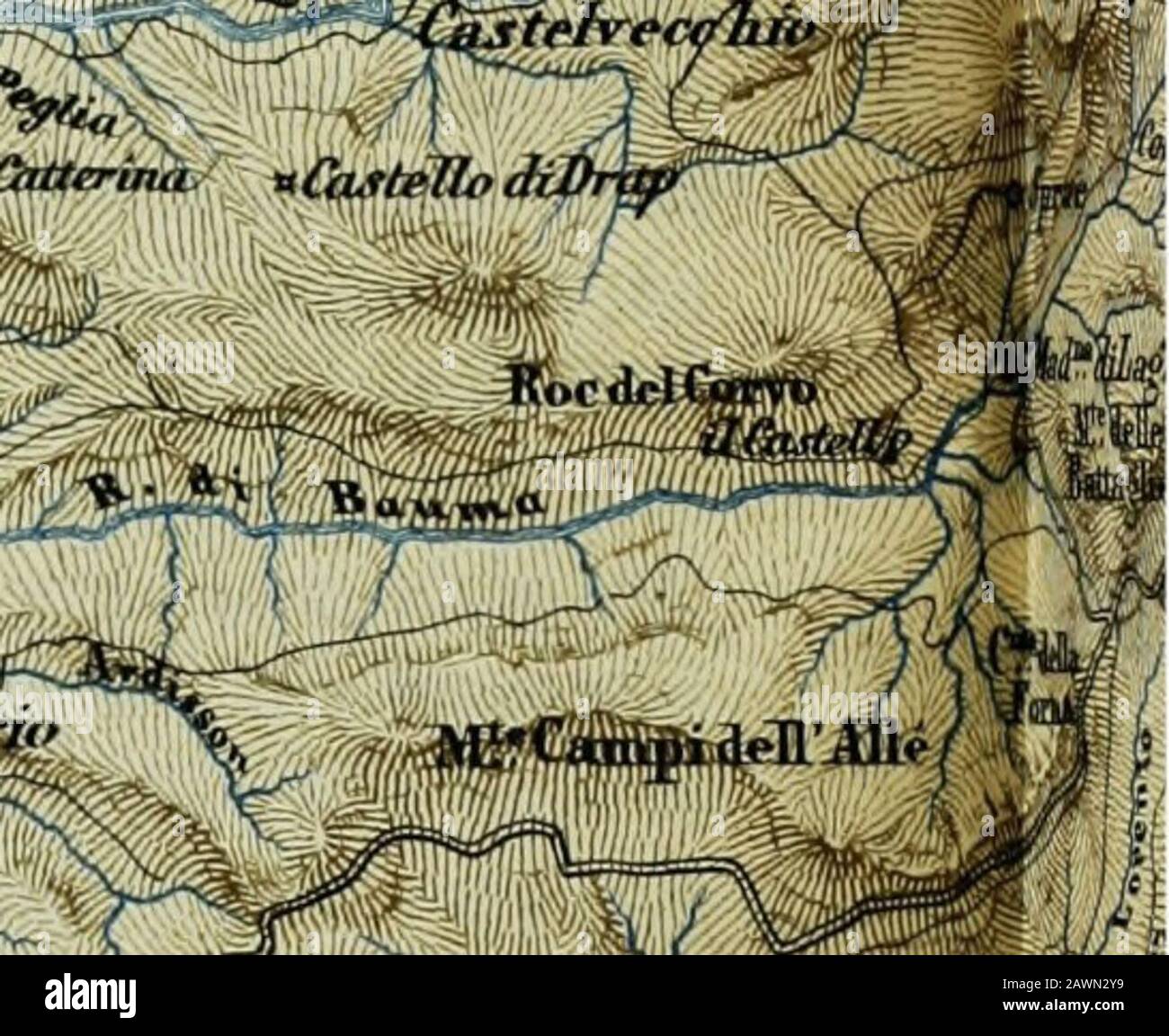 Italien: Handbuch für travellersFirst Part, Norditalien. Stockfoto