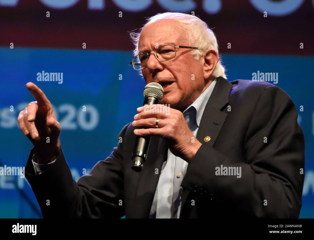 Philadelphia, PA, USA - 17. SEPTEMBER 2019: Bernie Sanders beim Workers' Presidential Summit im Pennsylvania Convention Center. Stockfoto