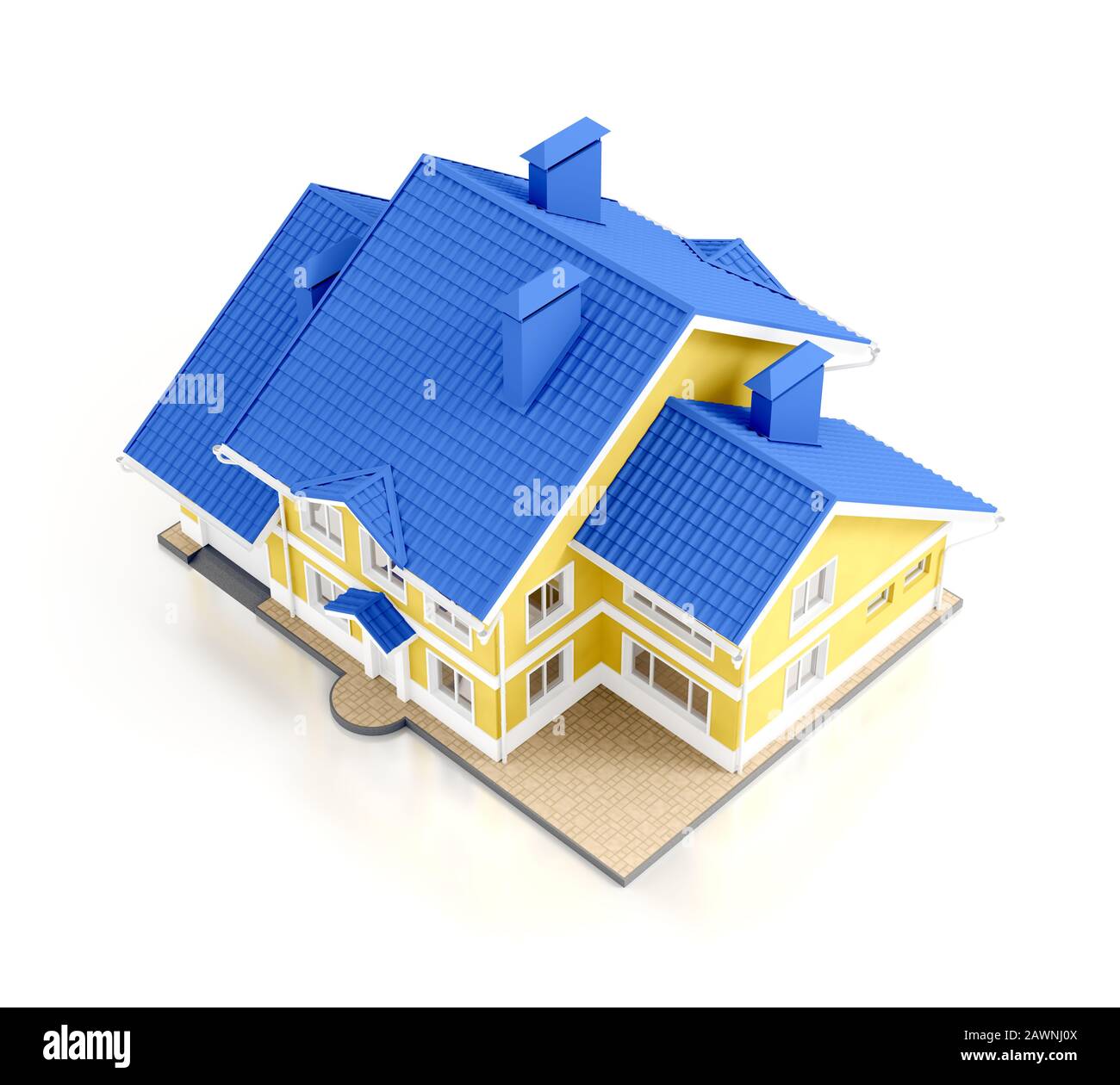 Private Haus Stockfoto