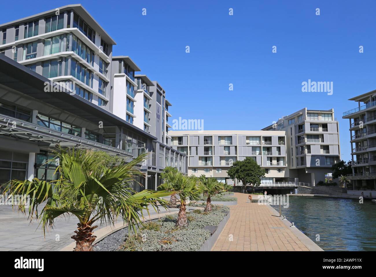 Yacht Club and Harbour Bridge Hotel and Suites, Dockrail Road, Foreshore, Kapstadt, Table Bay, Western Cape Province, Südafrika, Afrika Stockfoto