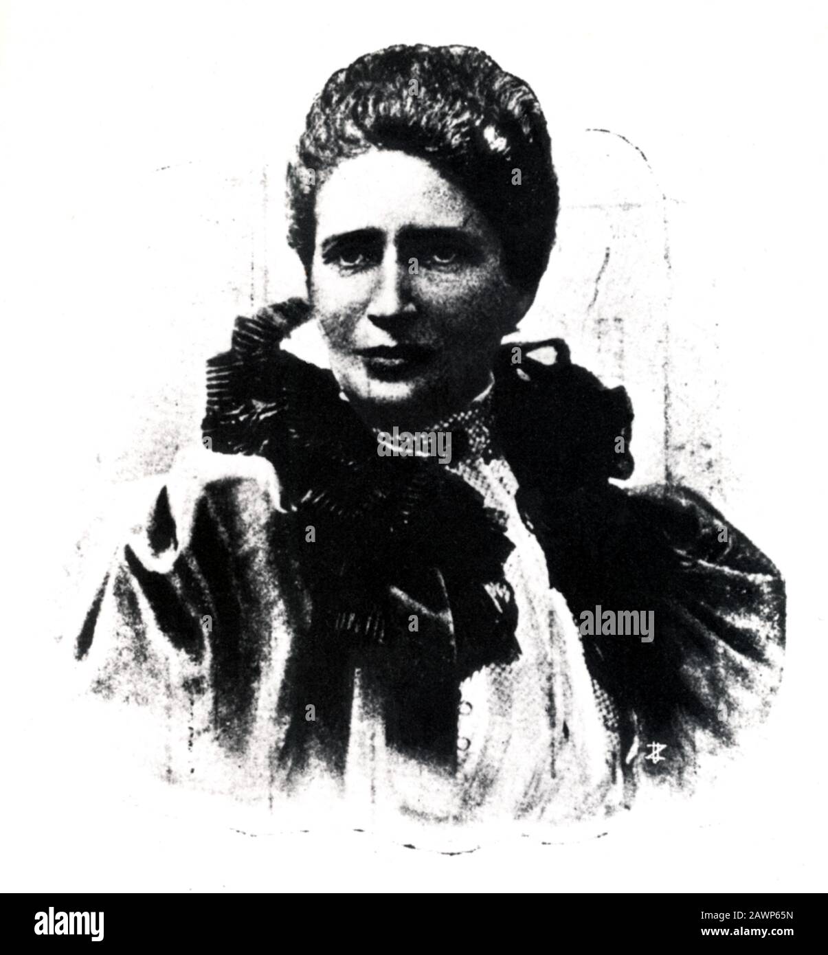1905 Ca: Die russische Politikerin Anna KULISCIOFF ( geborene Anna Moiseevna Rozenstejn - Moskaja , Cherson 1854 - Milano , Italien 192 Stockfoto